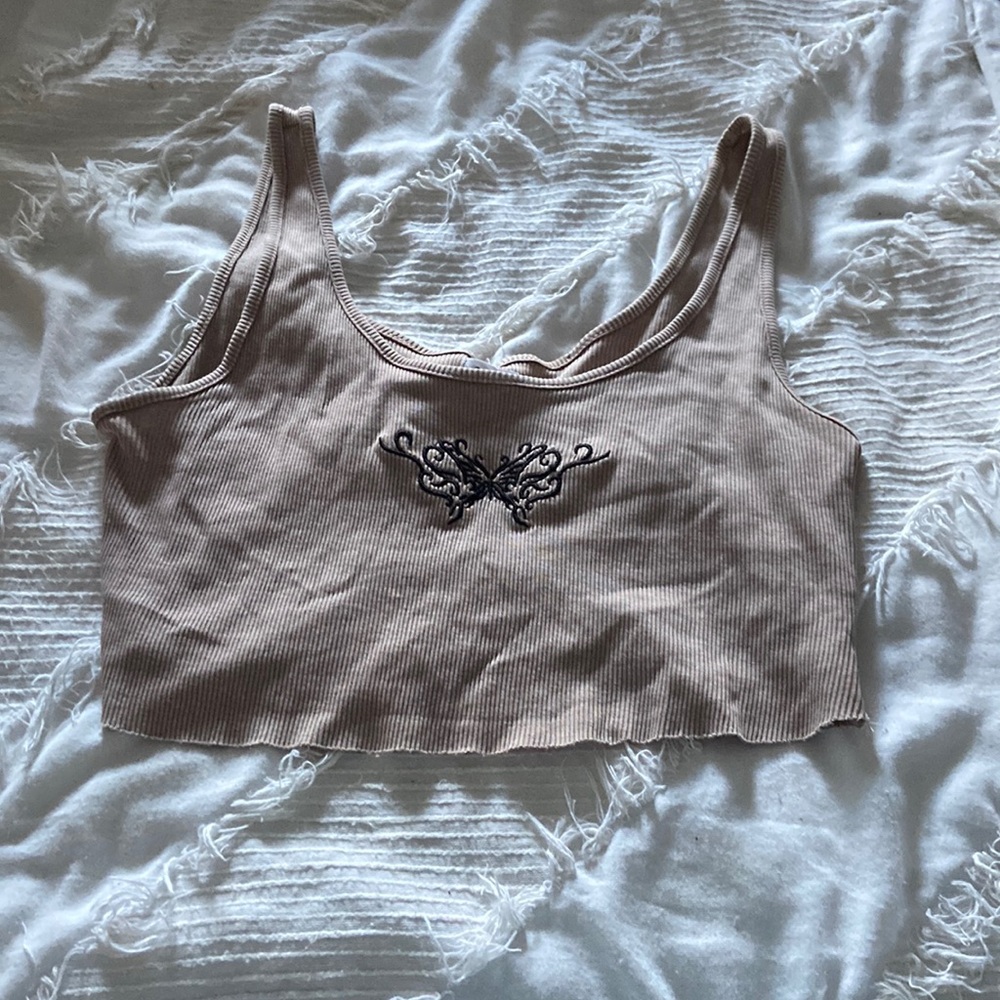 Garage Butterfly Crop tank